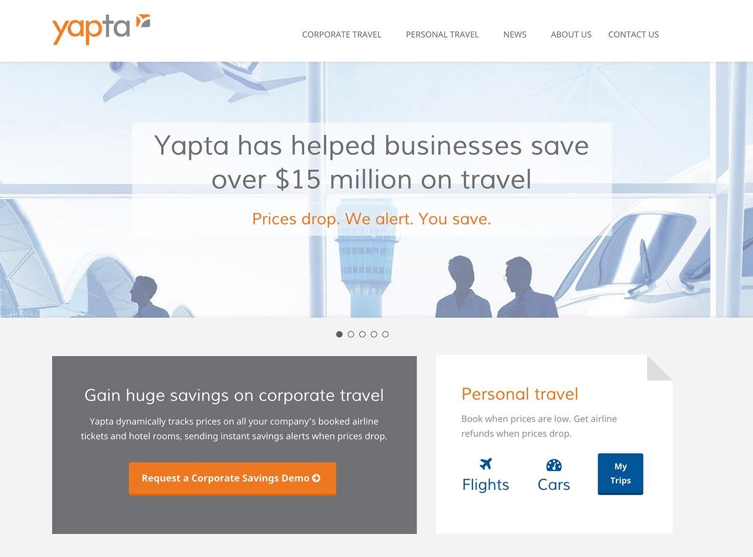 Sign Up for Yapta Alerts