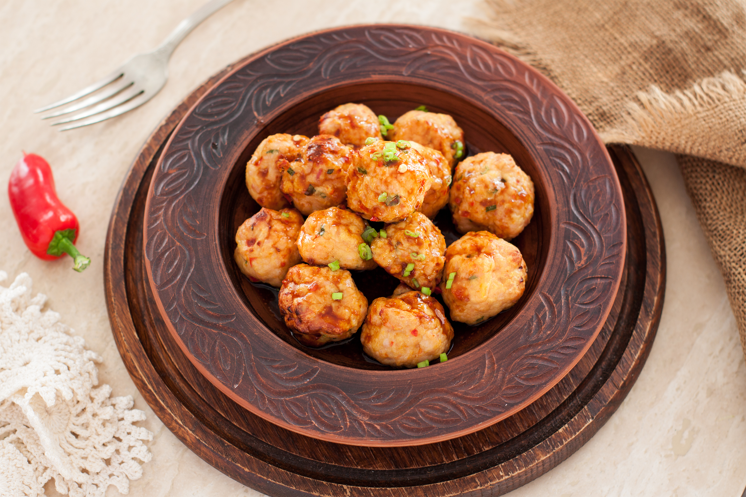 Buffalo Chicken Meatballs