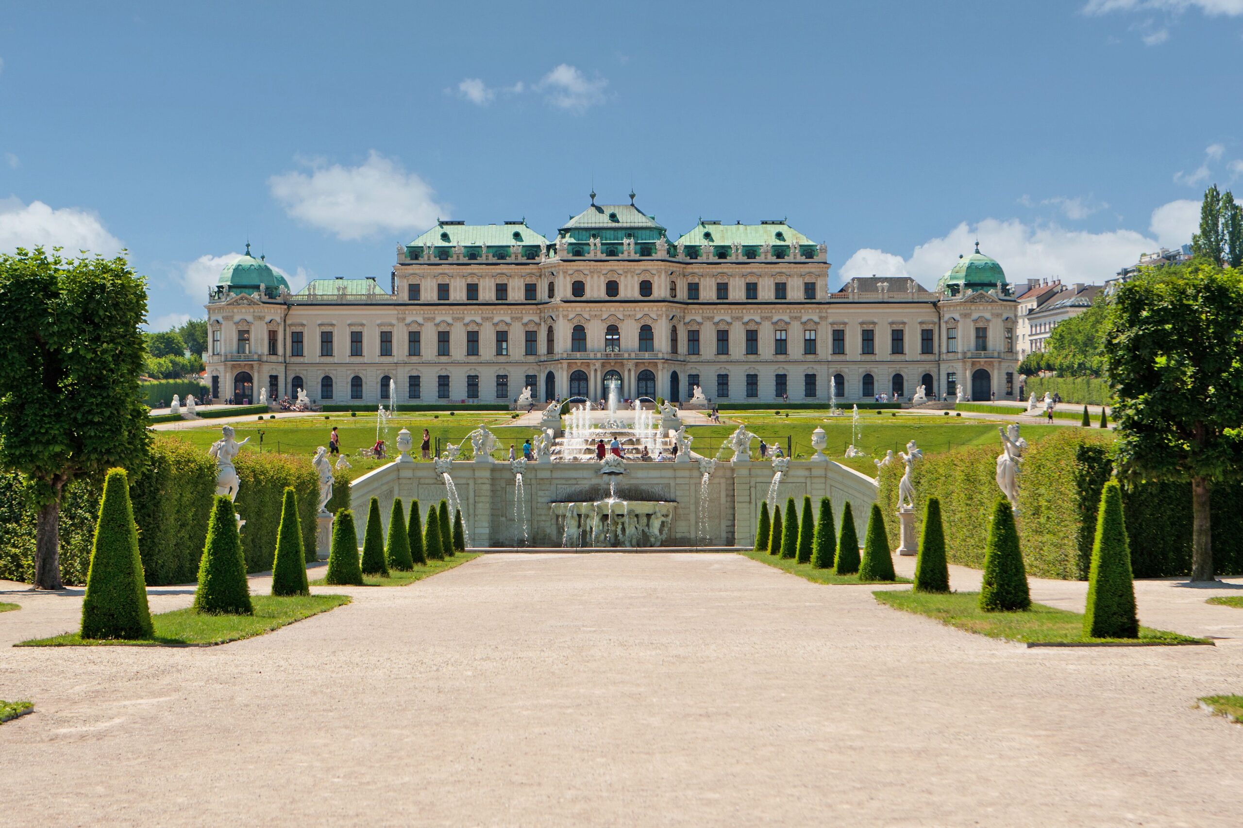 belvedere palace in vienna