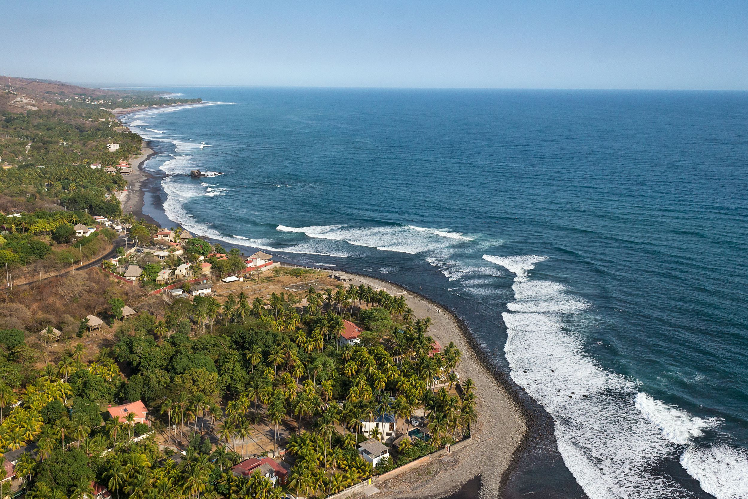 coastline, El Salvador