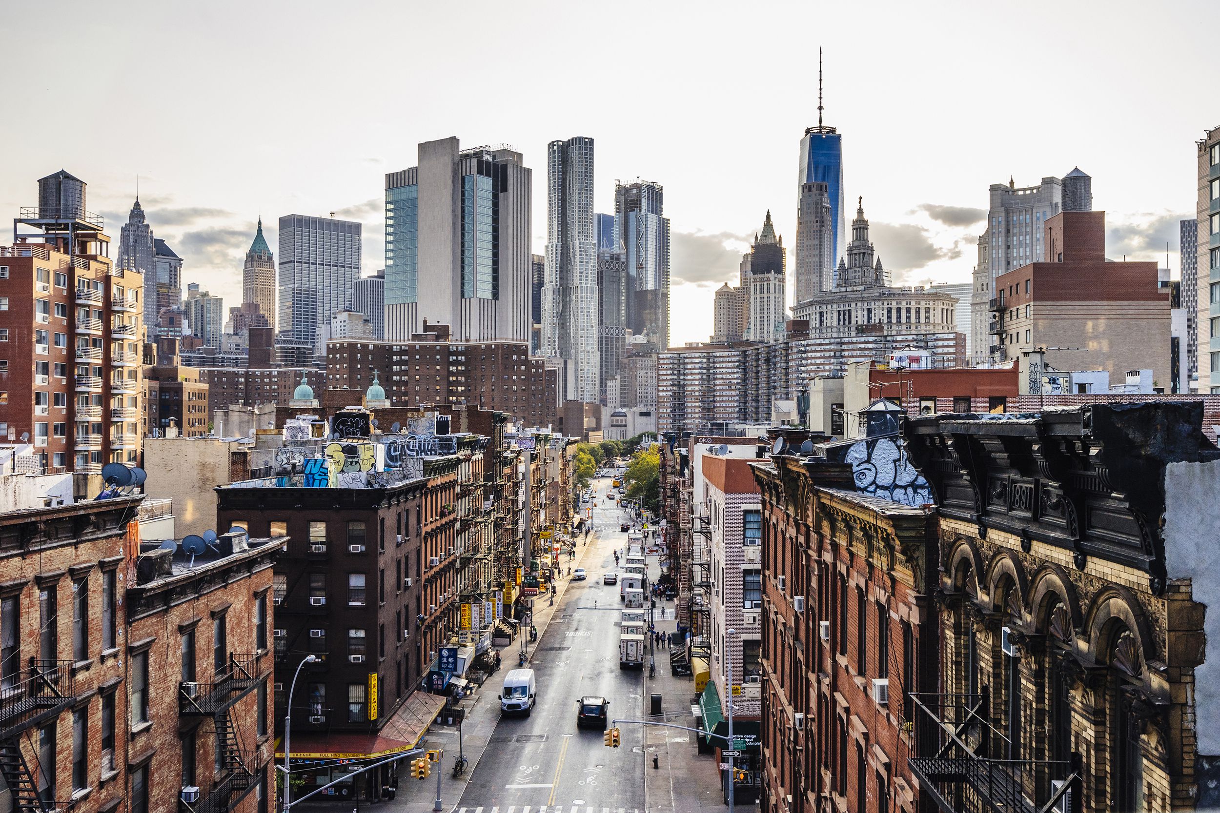 Lower Manhattan cityscape, New York City