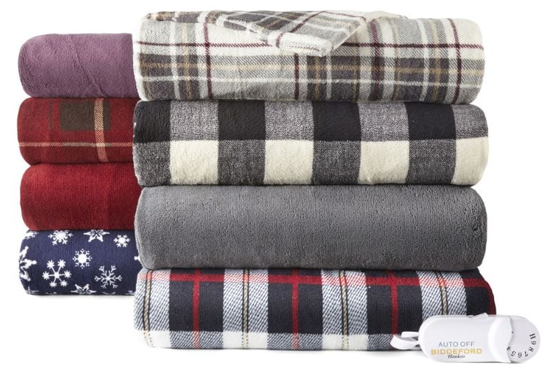 Biddeford Heated Microplush Throw