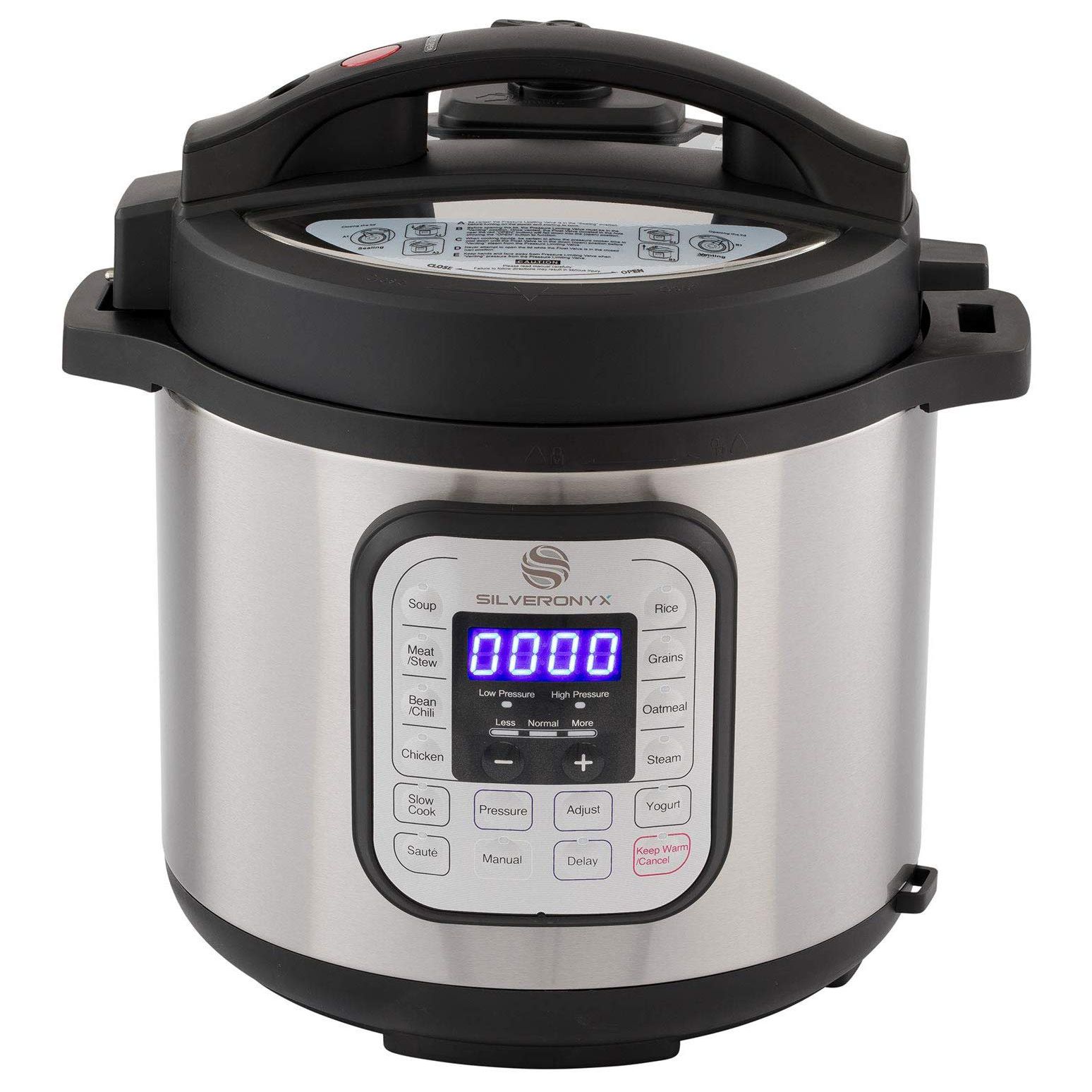 SilverOnyx 6-Quart 10-in-1 Programmable Multicooker
