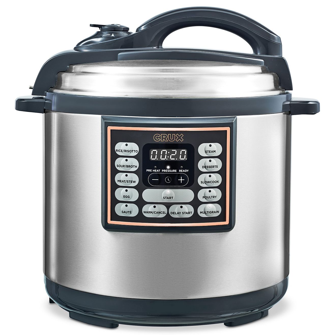 Crux 8-Quart 10-In-1 Programmable Multi-Cooker