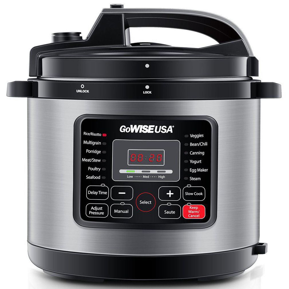 GoWise USA 12.5-Quart 12-in-1 Electric Pressure Cooker