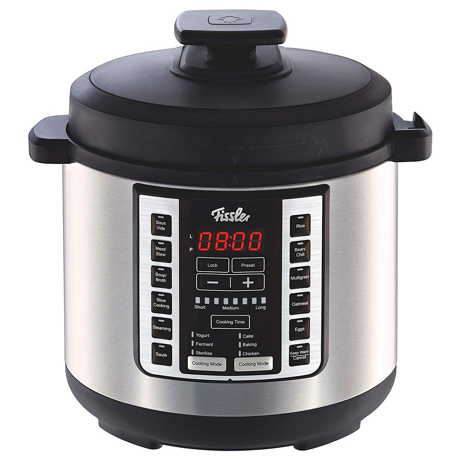 Fissler Souspreme 6-Quart 18-in-1 Program Pressure Cooker Slow Cooking Multi Pot