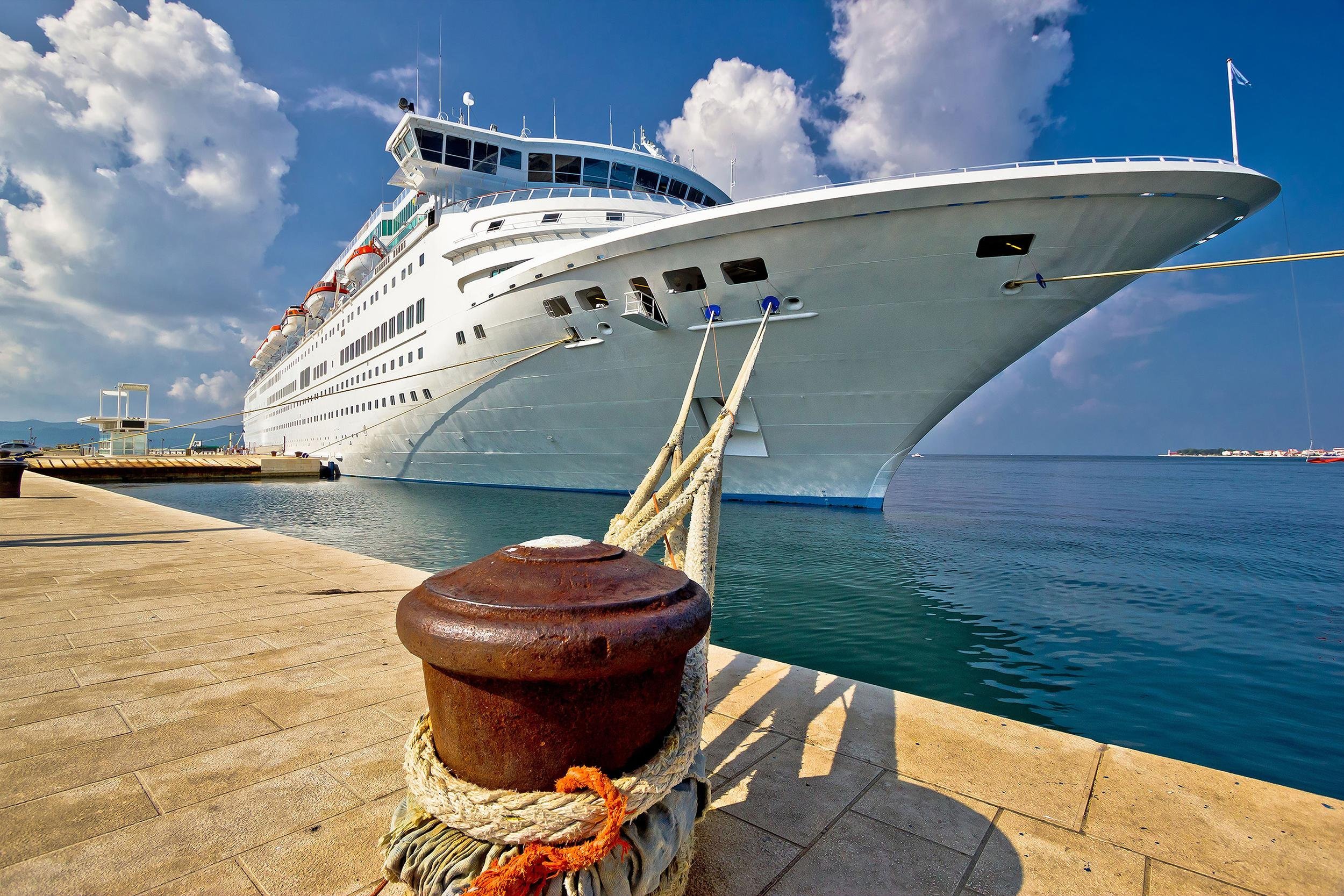 cruise boat docked