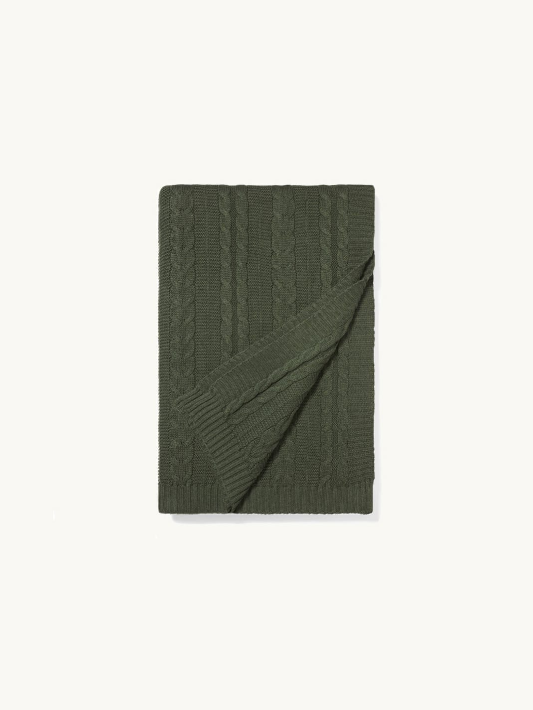 Boll & Branch Cable Knit Throw