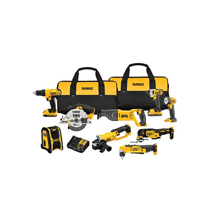 Dewalt 20-Volt Max 9-Tool Power Tool Combo Kit with Soft Case