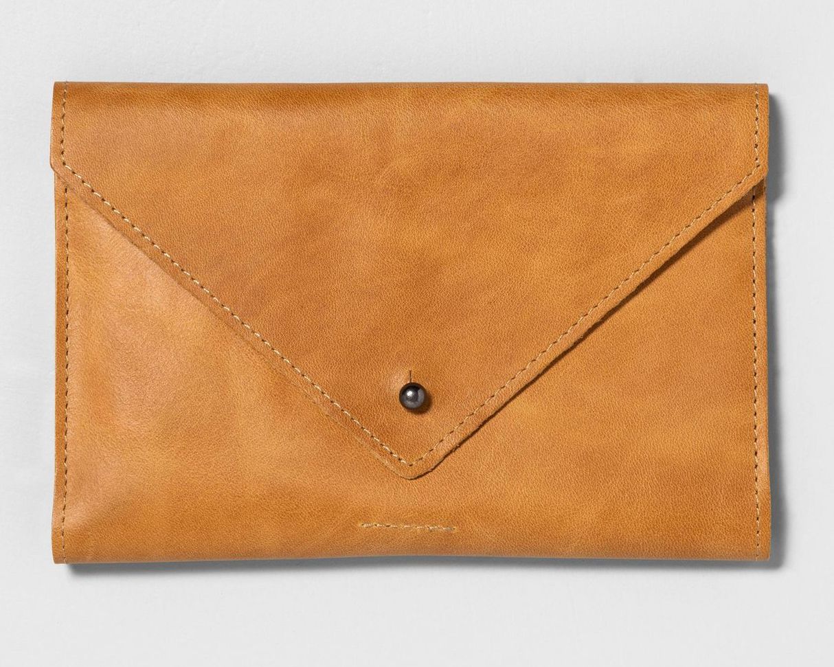 leather wallet by hearth & hand with magnolia