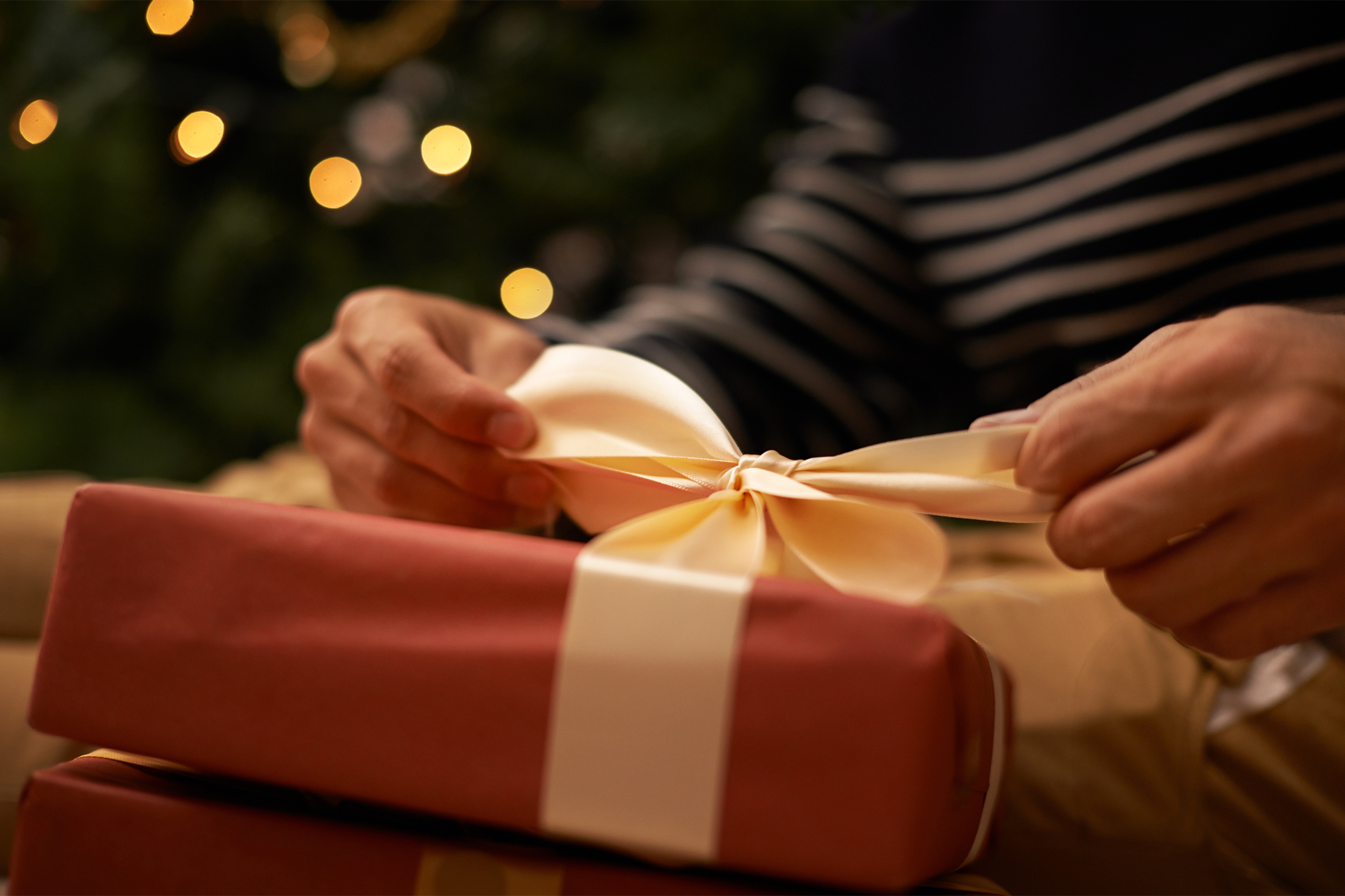Unwrapping a present
