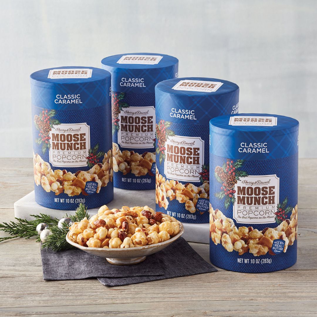 Harry & David Holiday Caramel 10oz Canisters 4pk