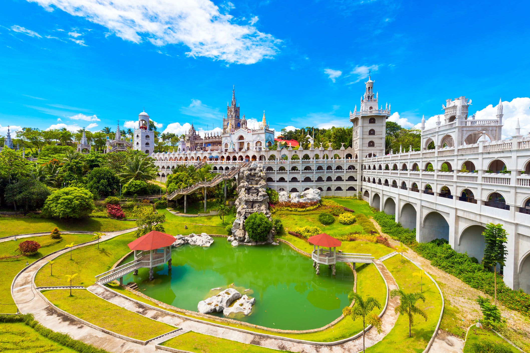 the catholic simala shrine in sibonga, cebu, philippines