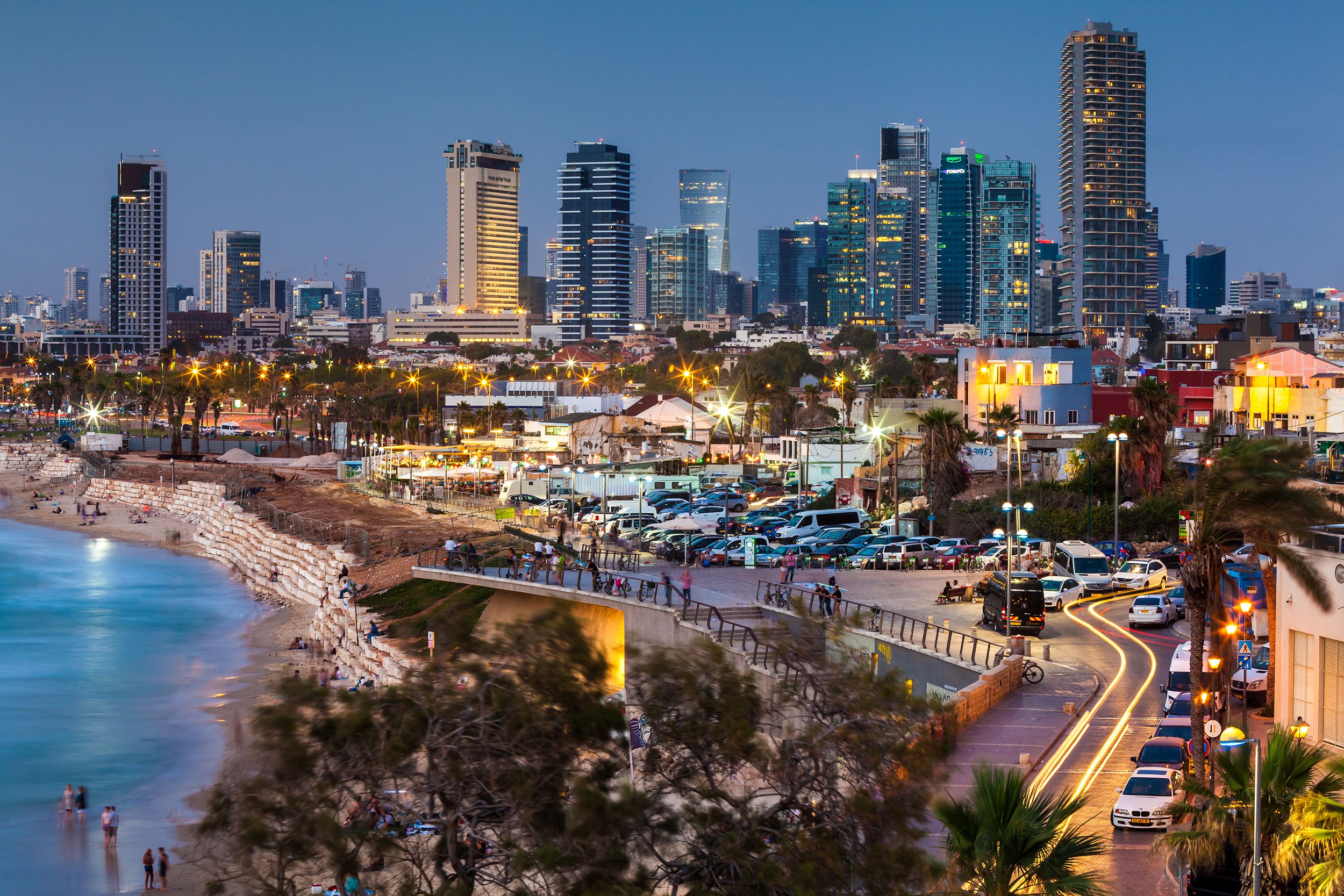 evening, Tel Aviv, Israel