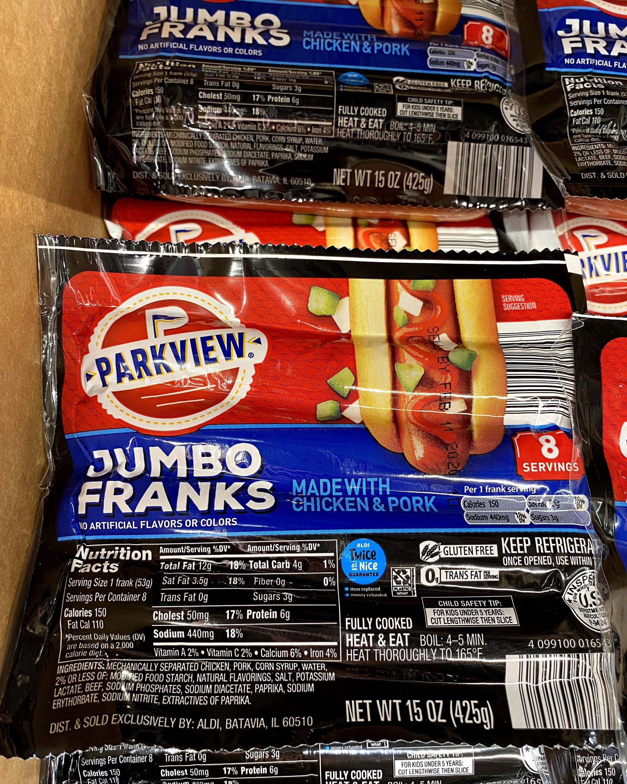 Hot Dogs from Aldi