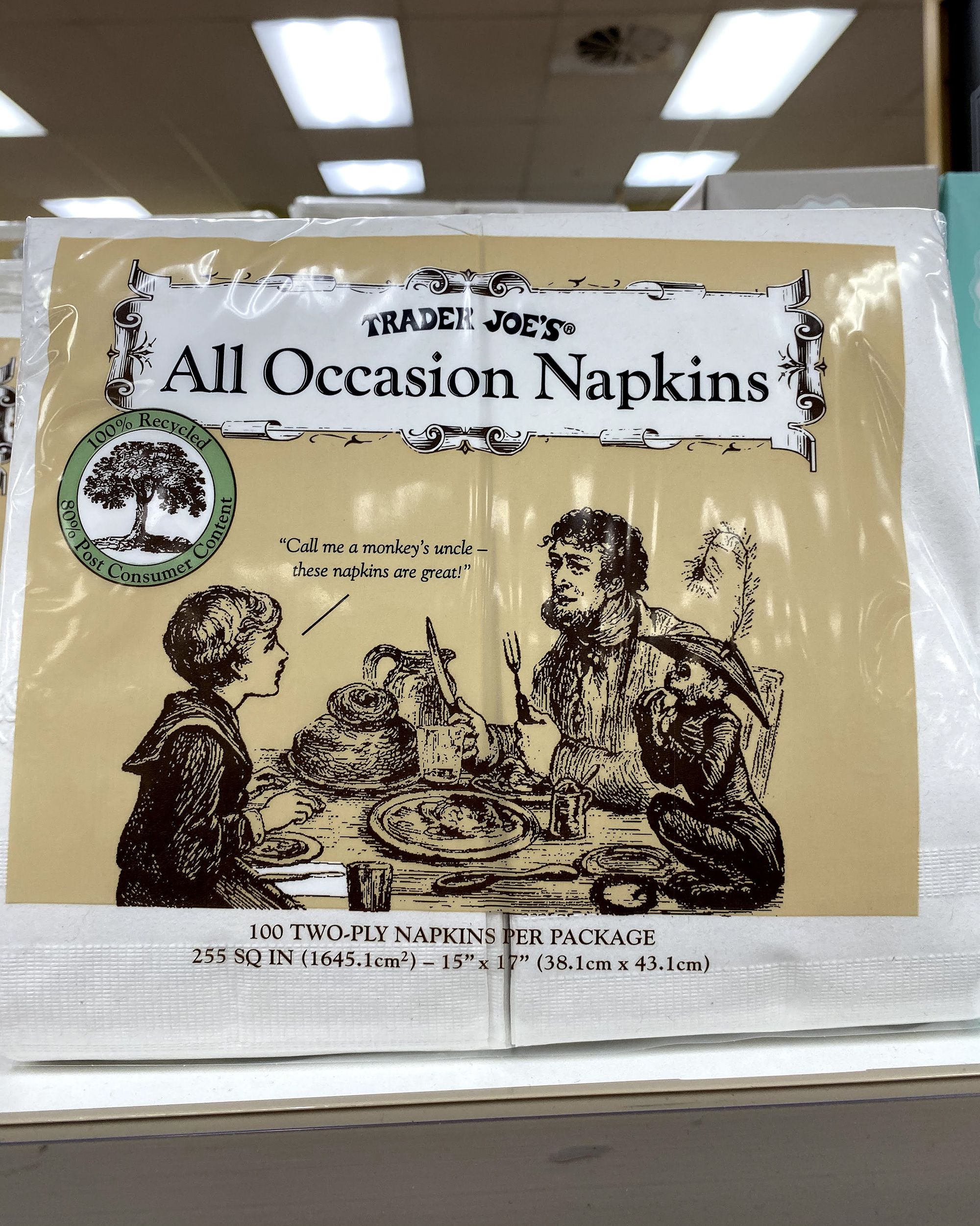 Napkins from Trader Joes