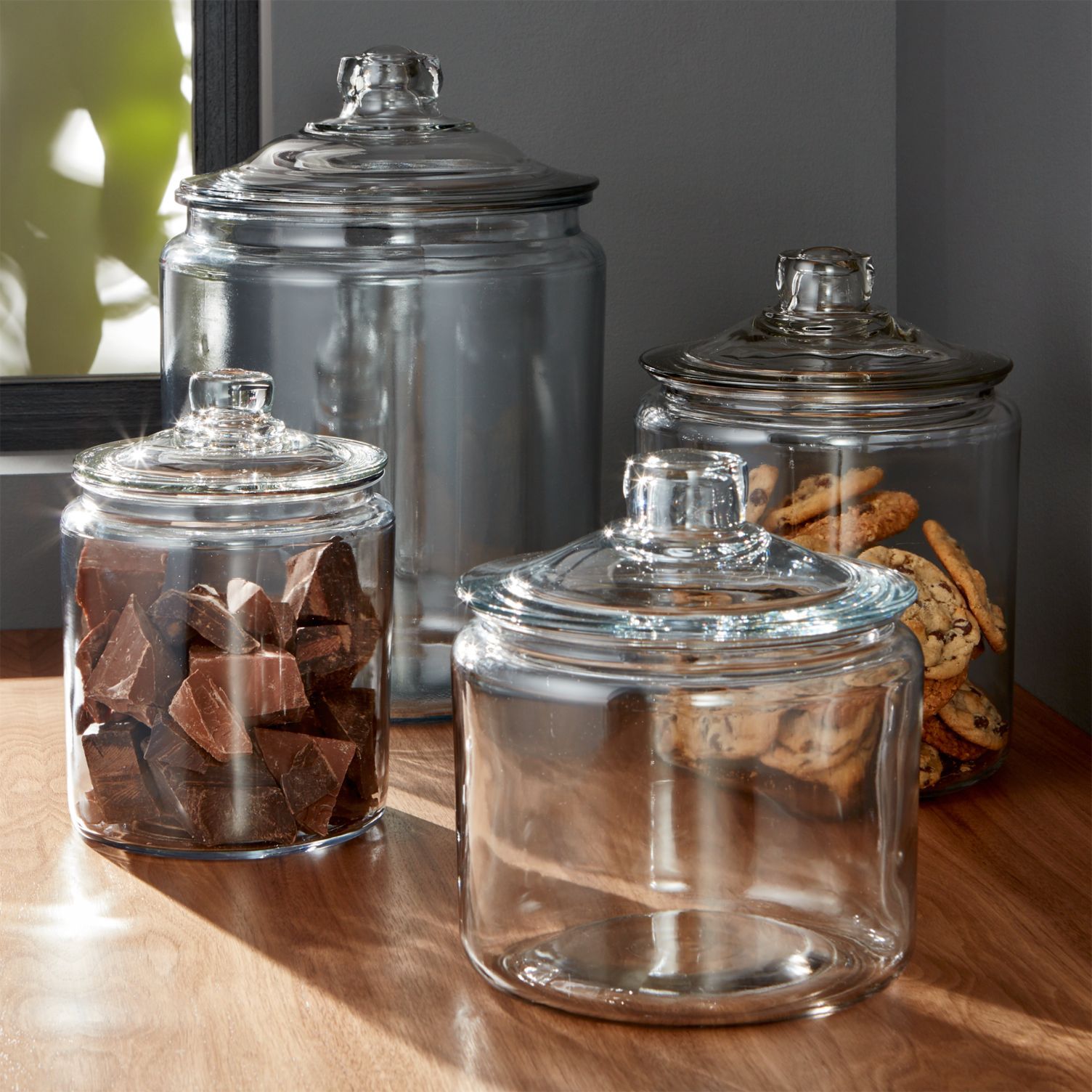 Anchor Hocking Glass Storage Heritage Hill Jar, 1 gal
