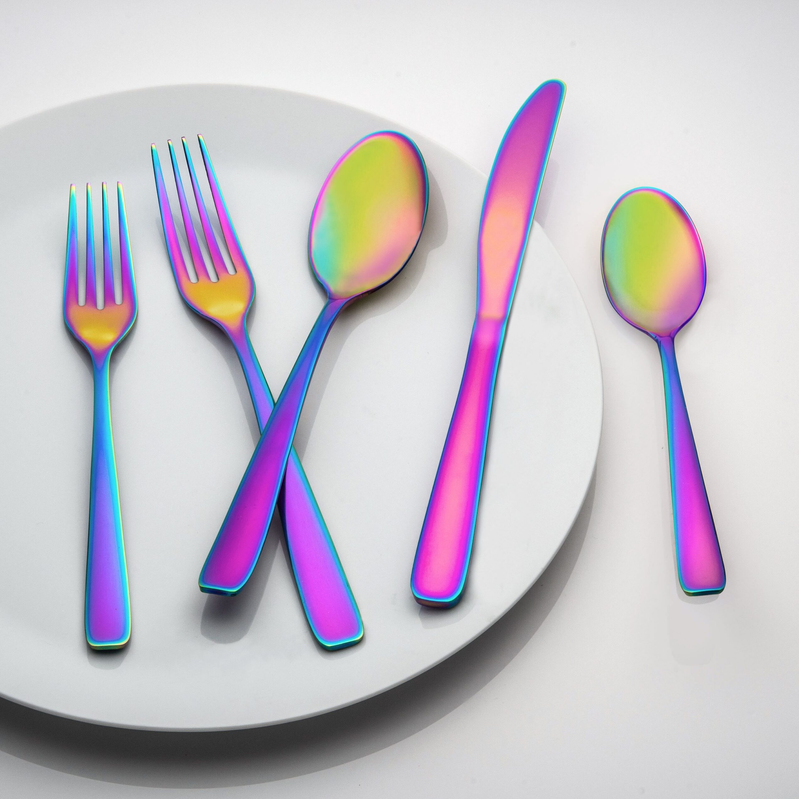 Cranston Rainbow Mirror 20-Piece Flatware Set
