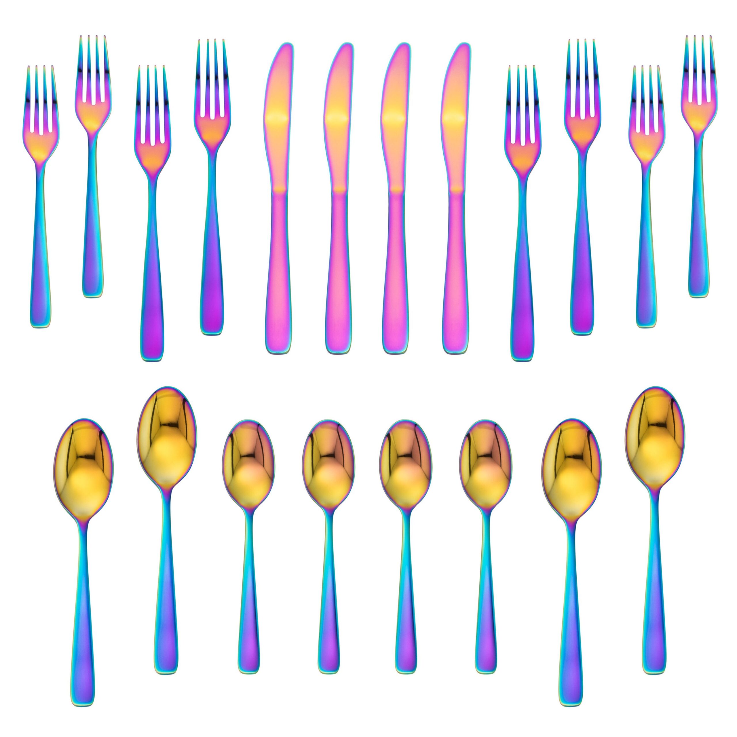 Cranston Rainbow Mirror 20-Piece Flatware Set Winner