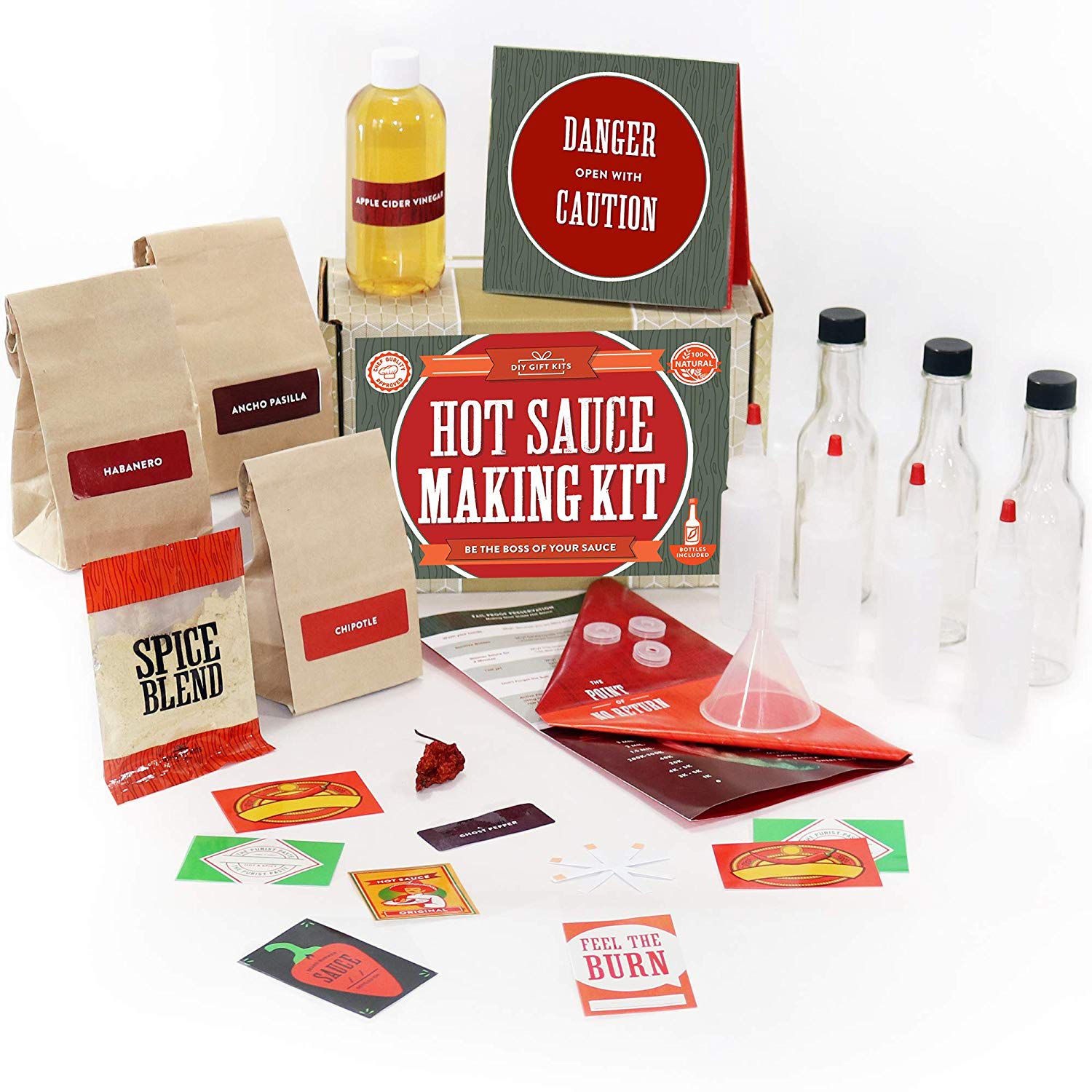 DIY Gift Kits Hot Sauce Making Kit