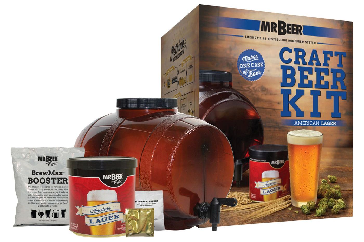 Mr. Beer American Lager Craft Beer Making Kit