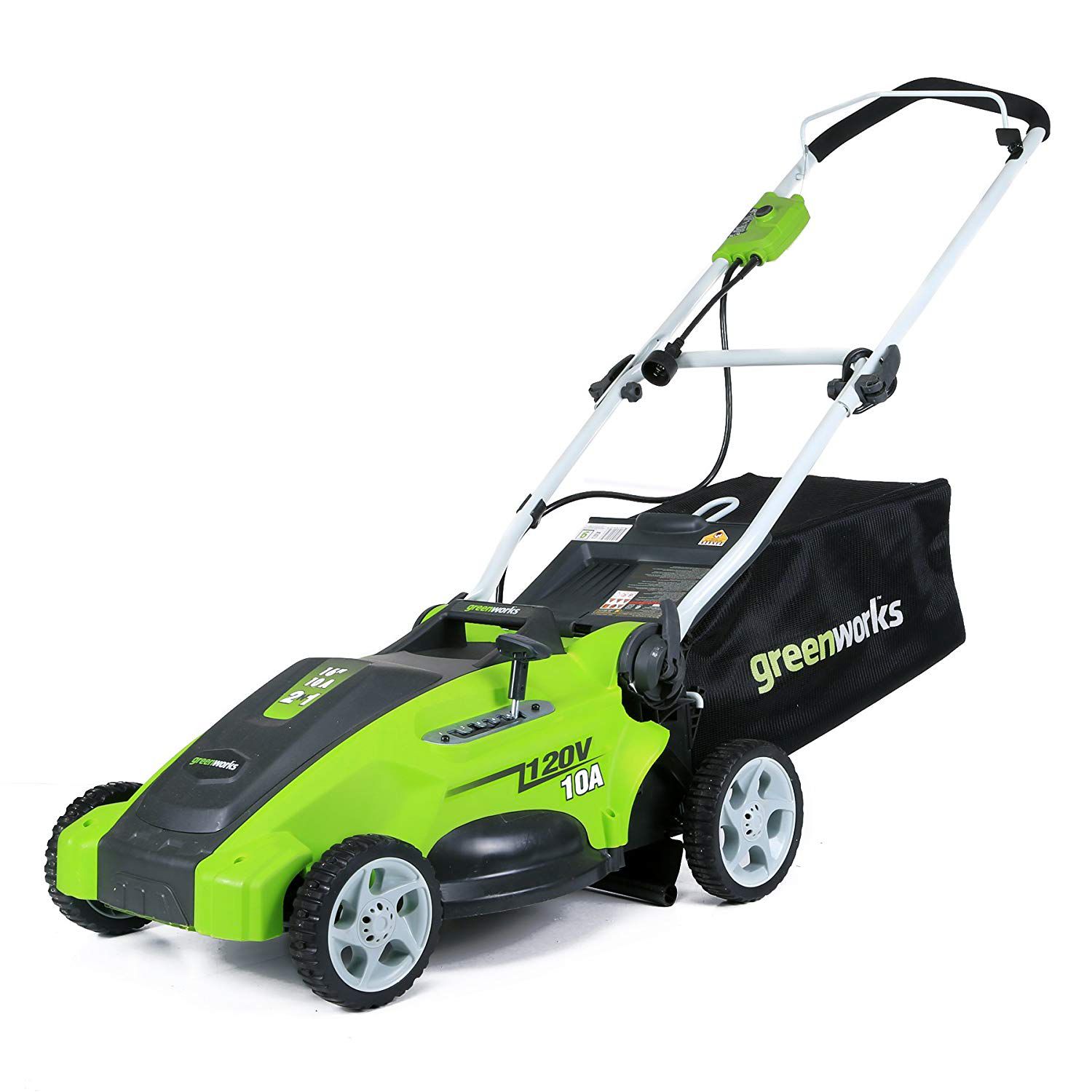 Greenworks Corded Electric Lawn Mower 25142 Winner