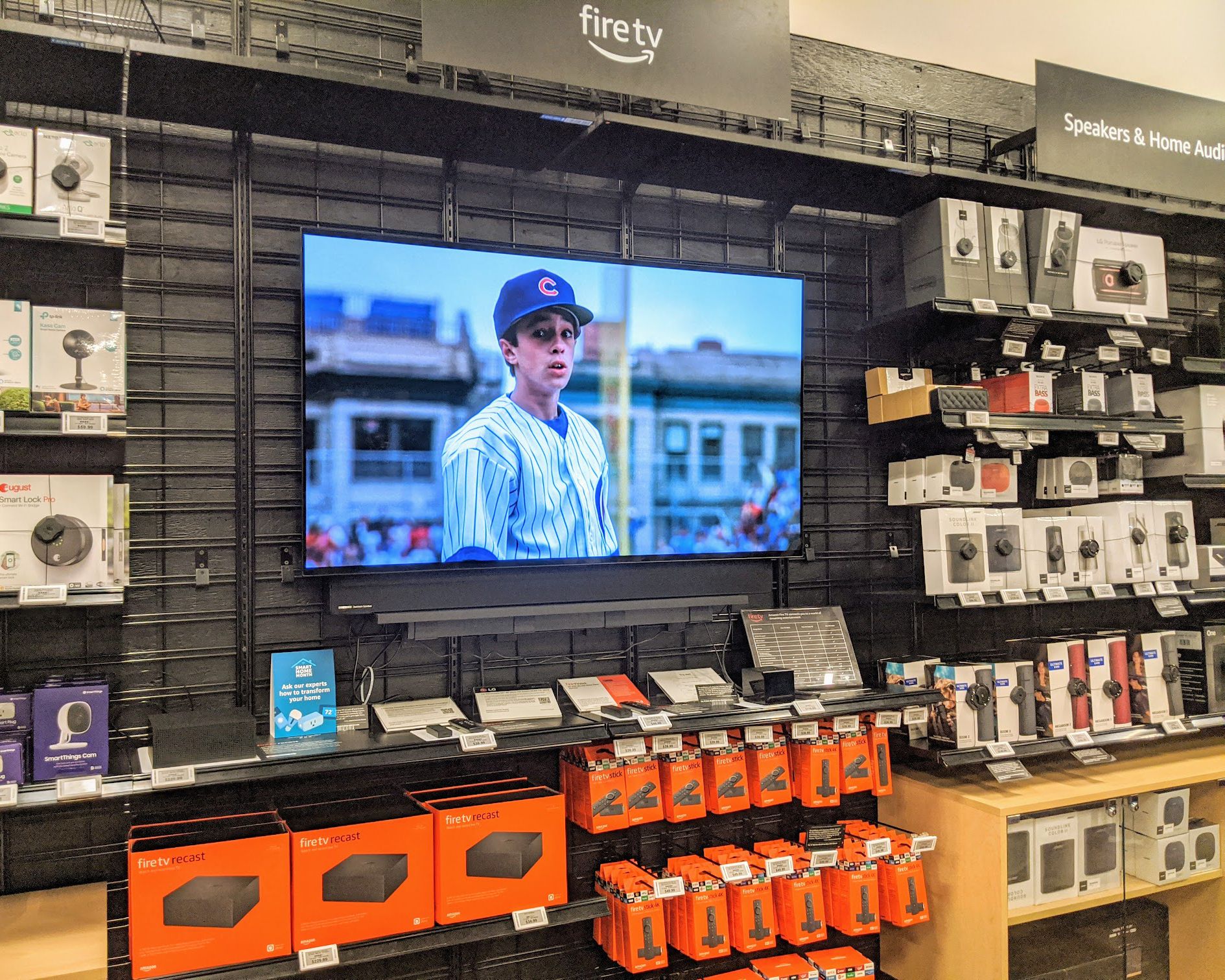 fire tv display area