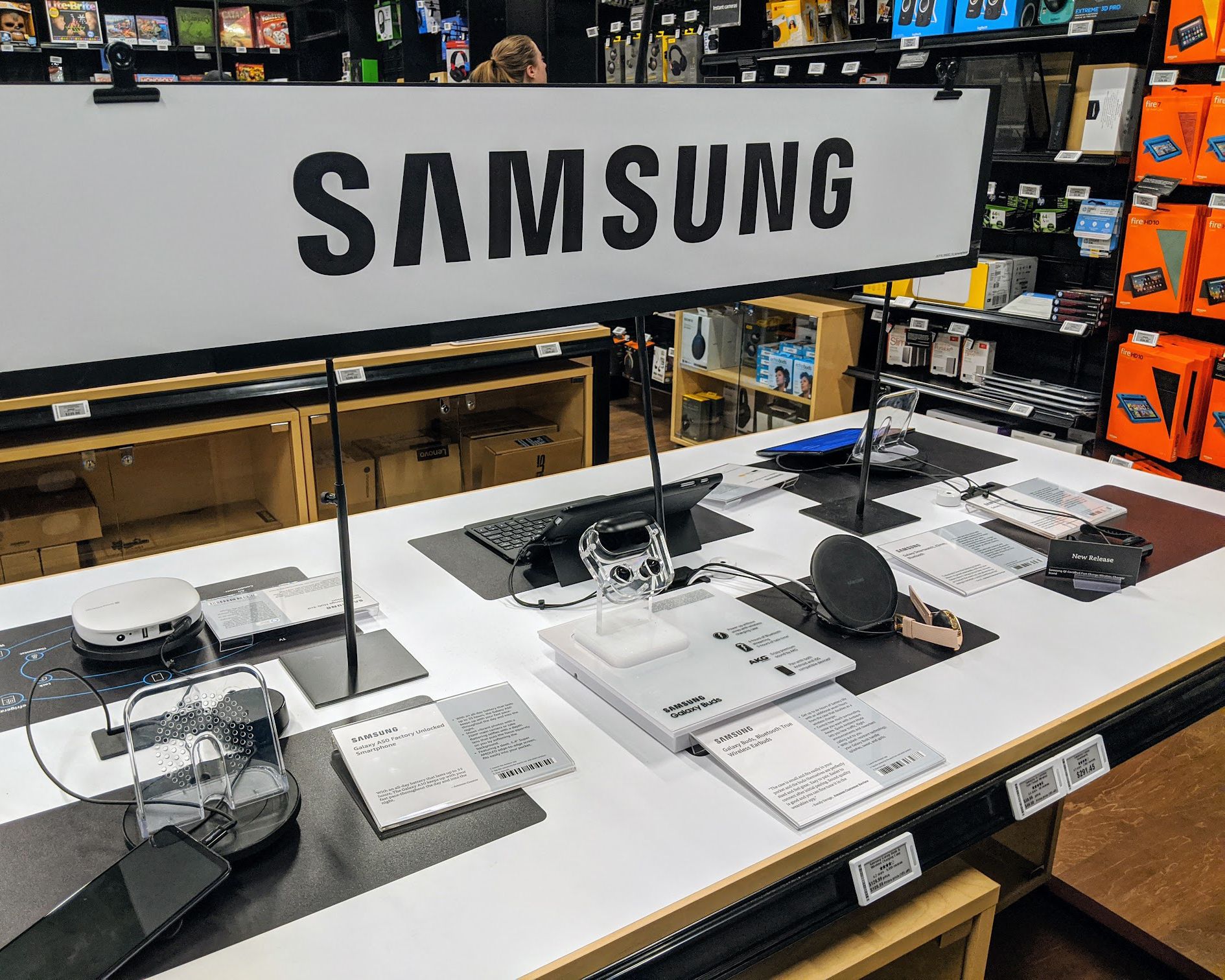 Samsung area on Amazon Tech 101