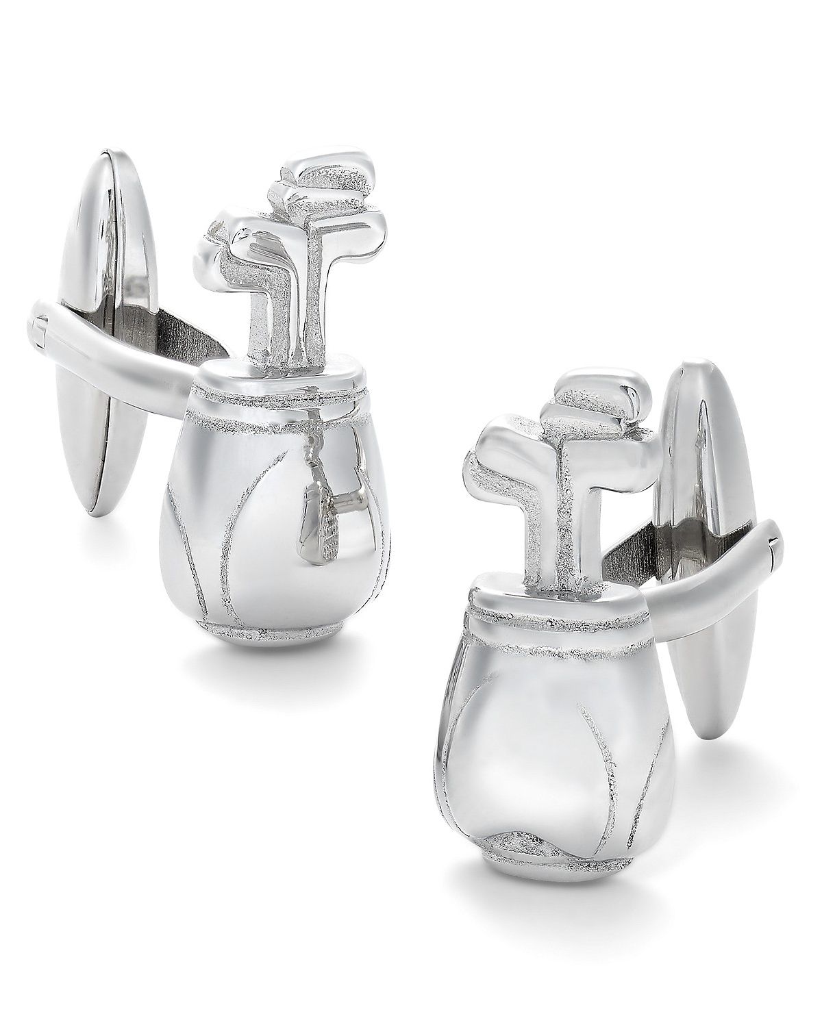 Rhona Sutton Silver-Tone Golf Bag Cuff Links