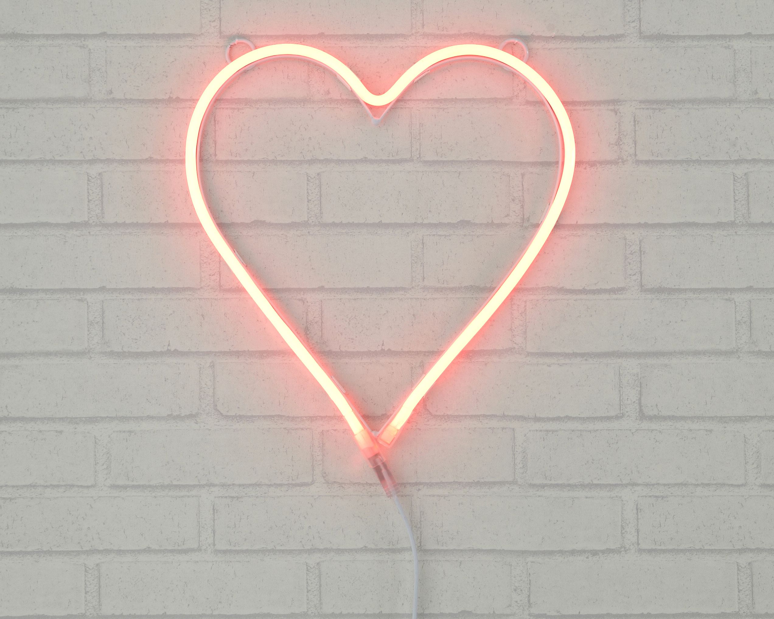 Urban Shop Heart Flex Neon Light Sign