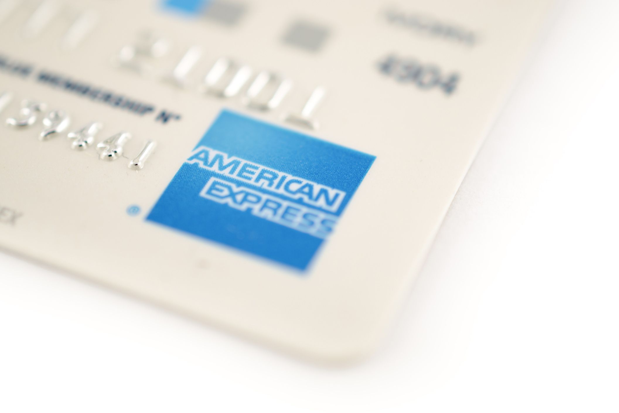 american express card, close-up