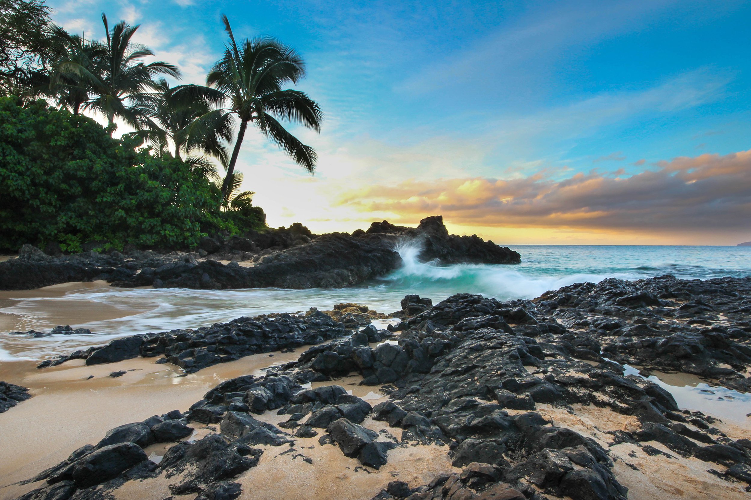 Makena Cove in Makena Beach State Park, Hawaii