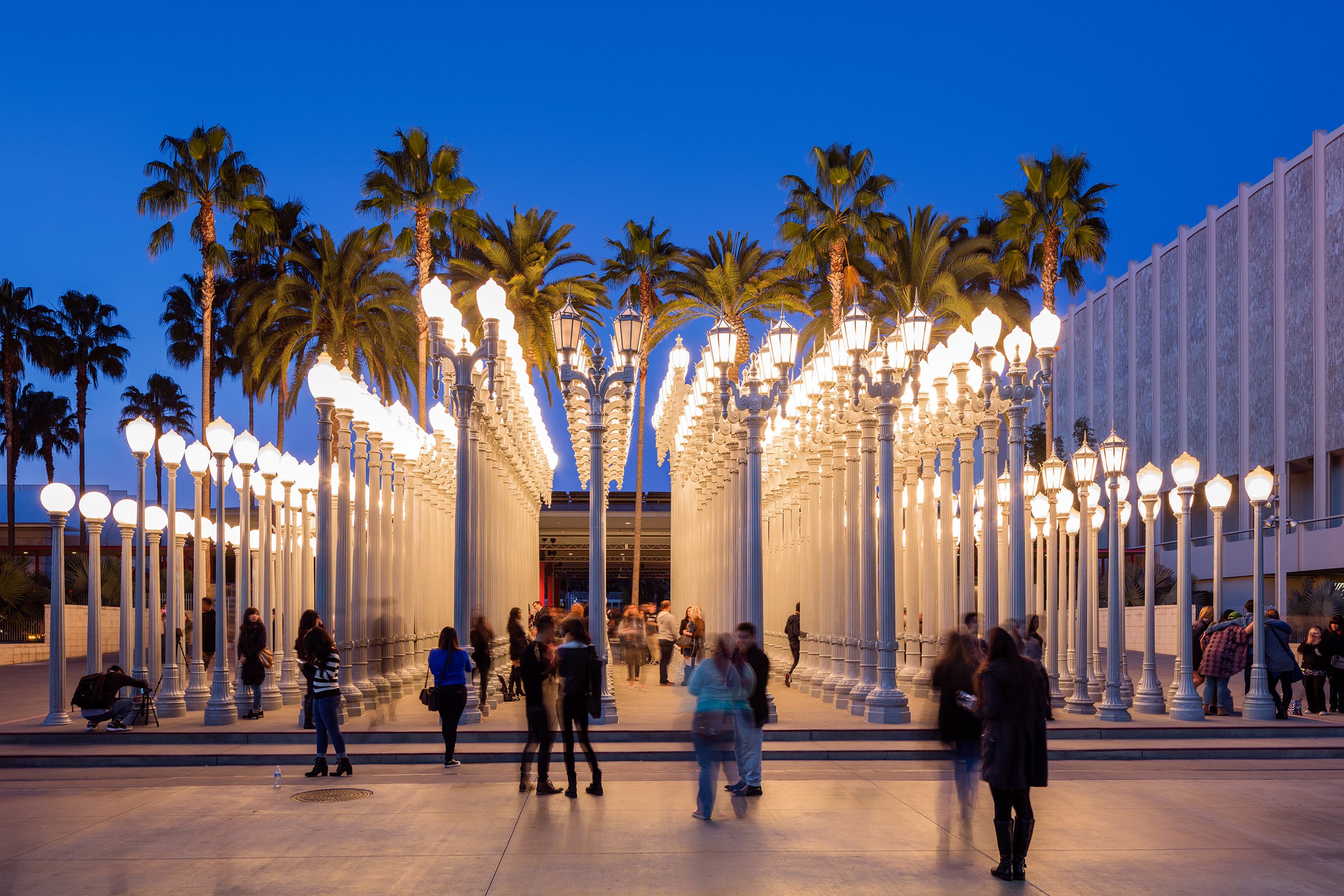 Urban Light, Los Angeles County Museum of Art in Los Angeles, California
