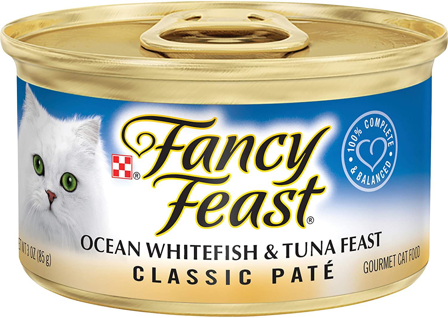 Fancy Feast Classic Paté, Ocean Whitefish & Tuna Feast