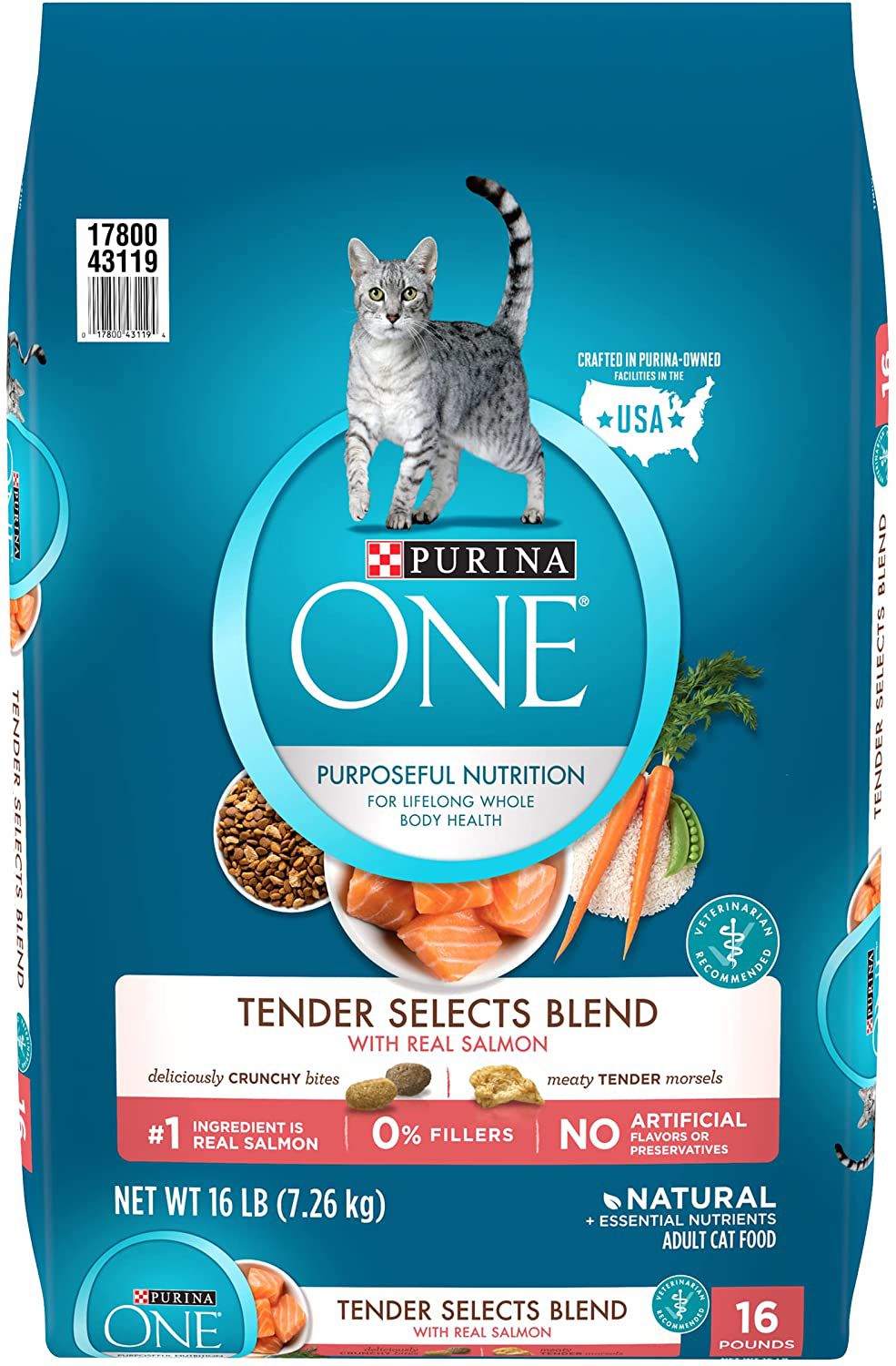 Purina ONE Tender Selects, Blend Adult Dry Cat Food