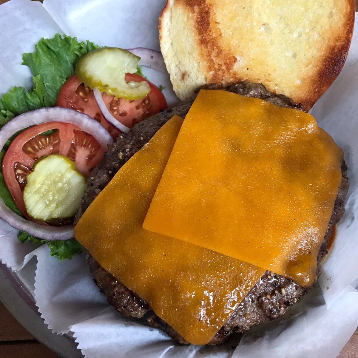 burger at Bubs Burgers, Carmel, Indiana