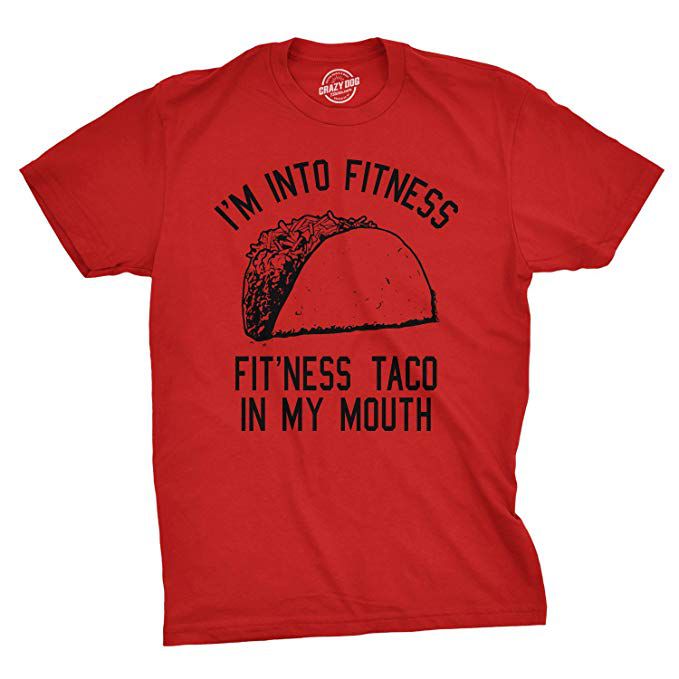Crazy Dog Fitness Taco T-shirt