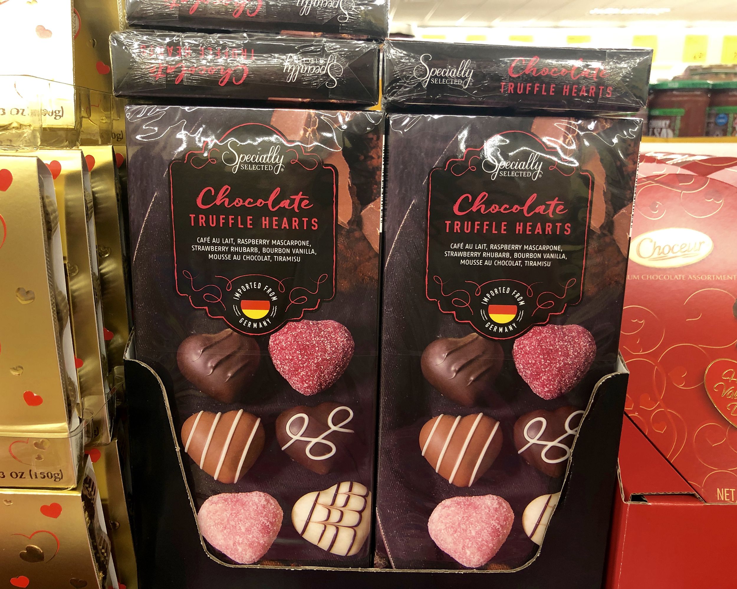 Specialty Selected Chocolate Truffle Hearts