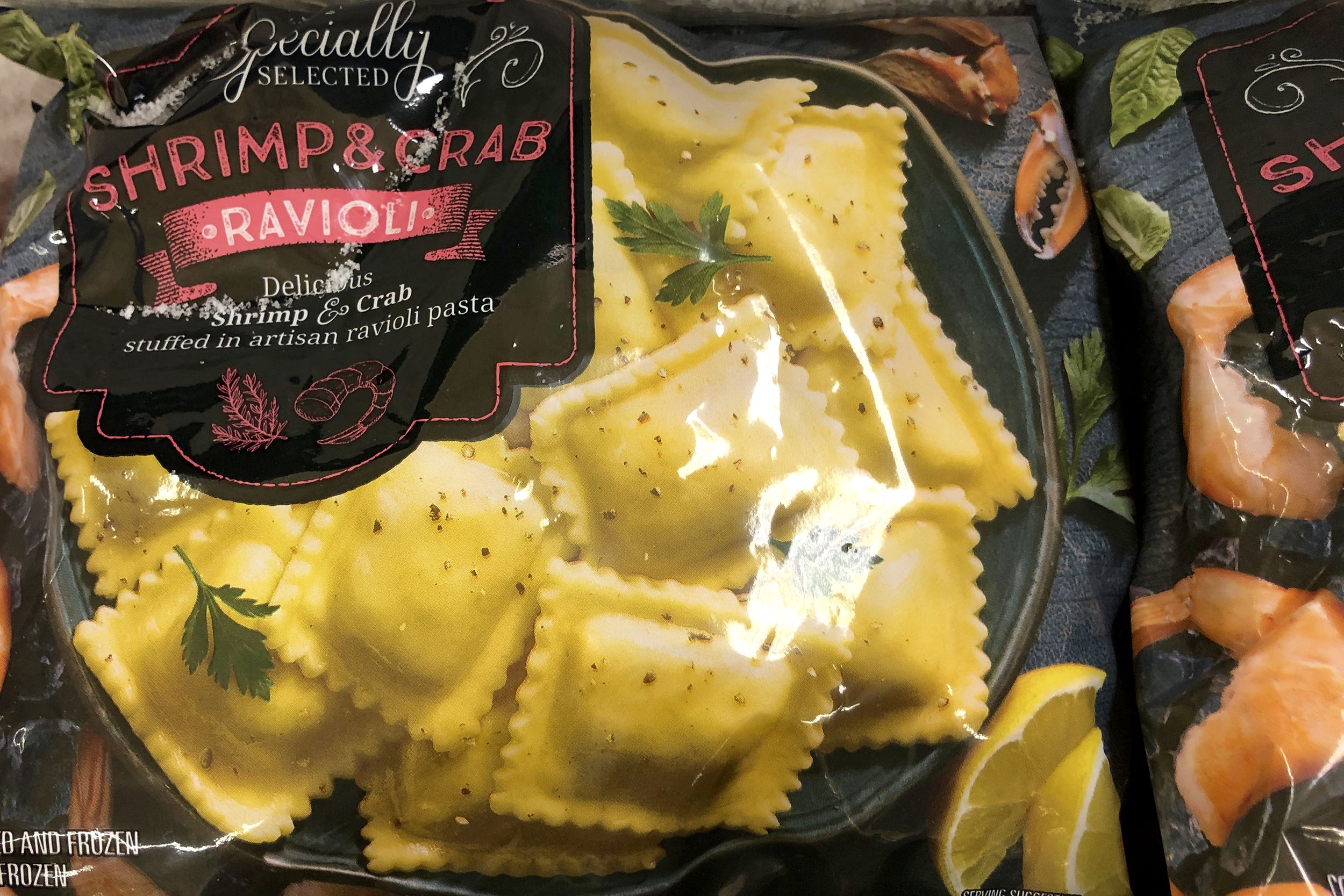 Specially Selected Shrimp and Crab Ravioli