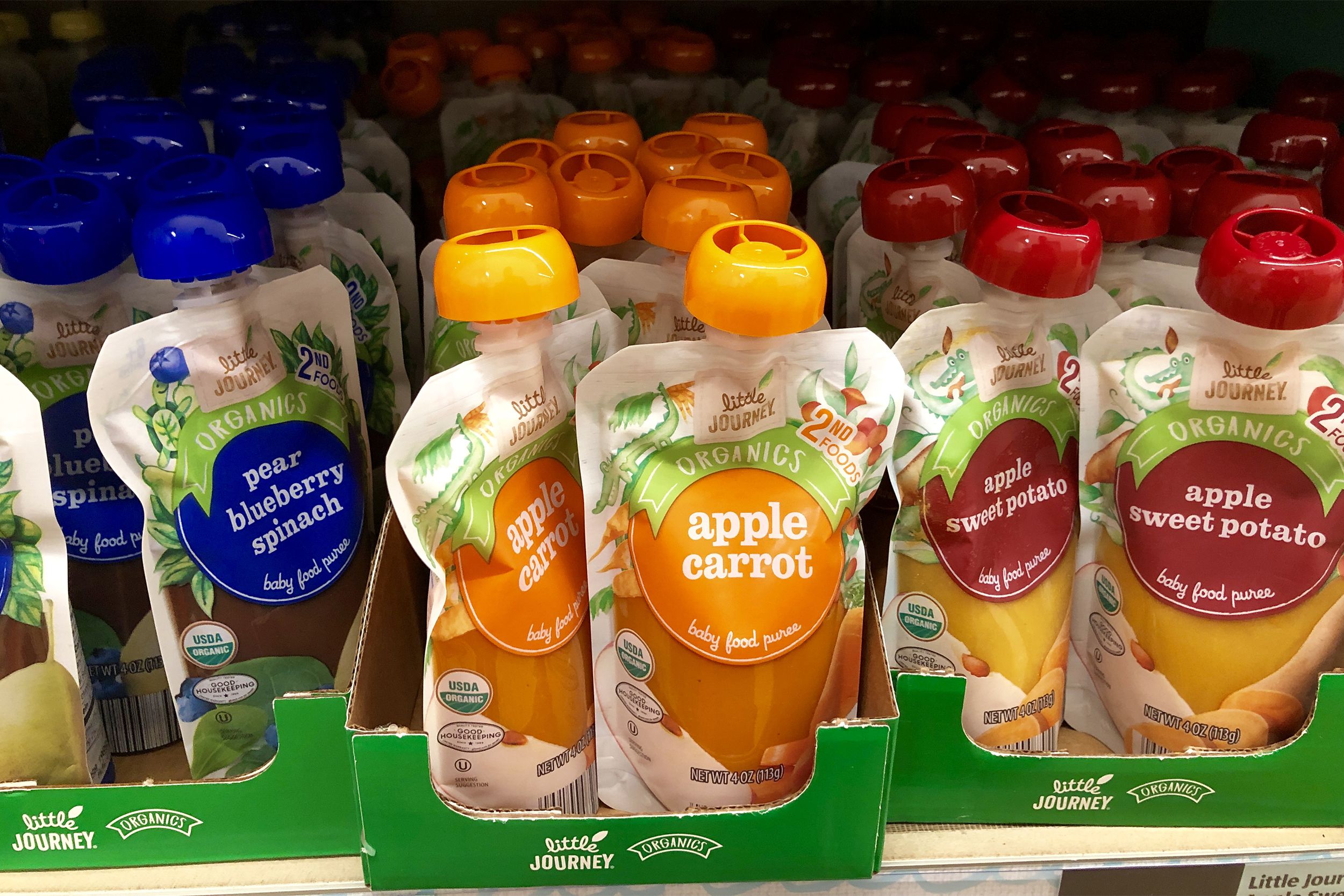 Little Journey Organic Baby Food Puree Pouches
