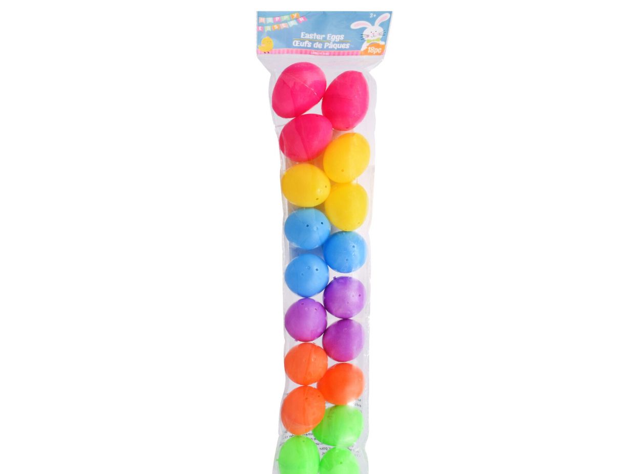 Bright Easter Eggs, 18 ct.