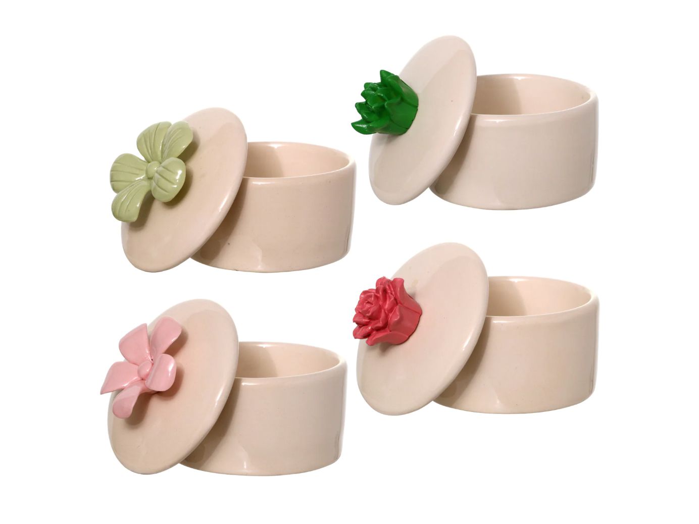 Ceramic Succulent Trinket Containers