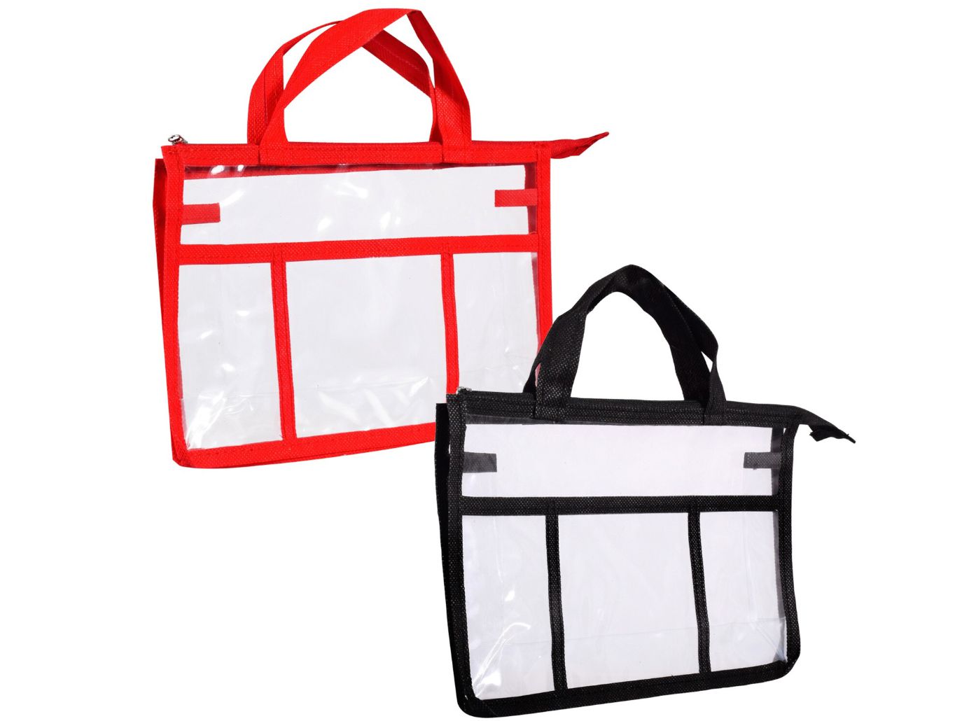 Ladies’ Clear Plastic Carrying Bags