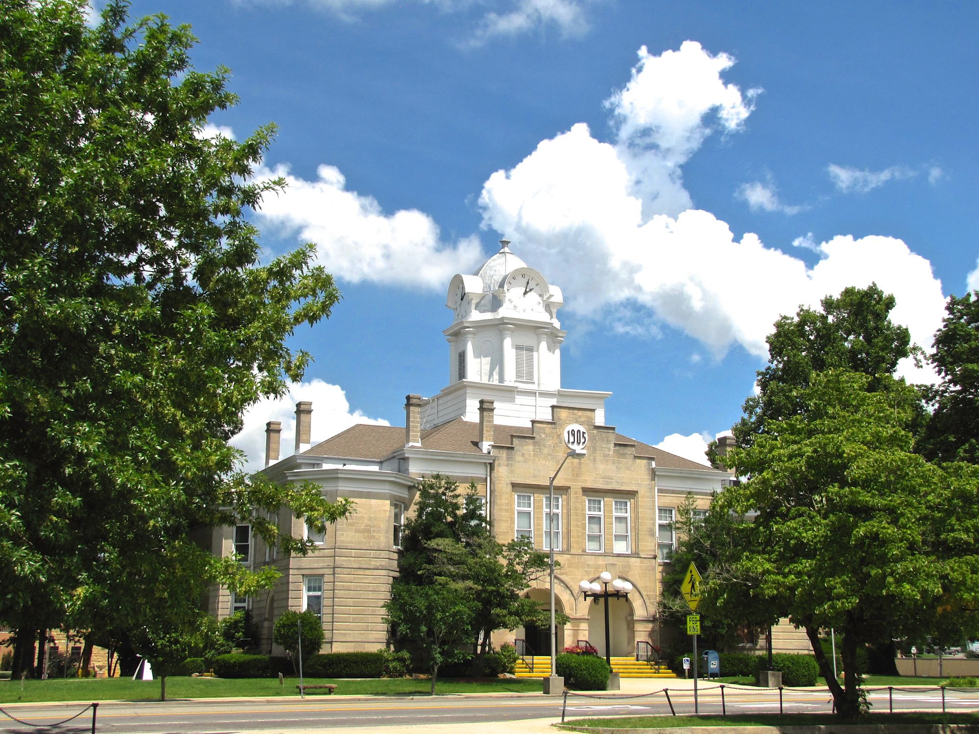 Cumberland County Courthouse in Crossville, Tennessee, United States.