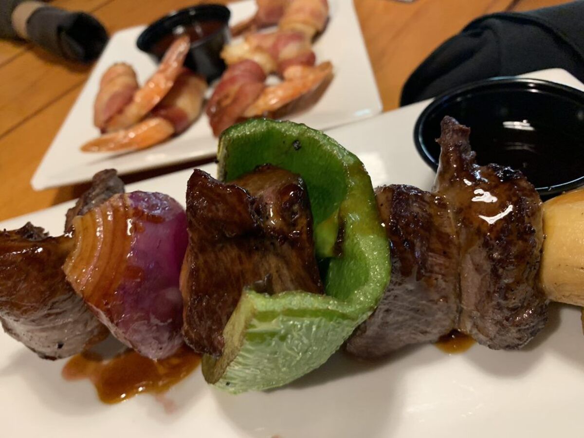 game kabob at Powder House, Keystone, South Dakota