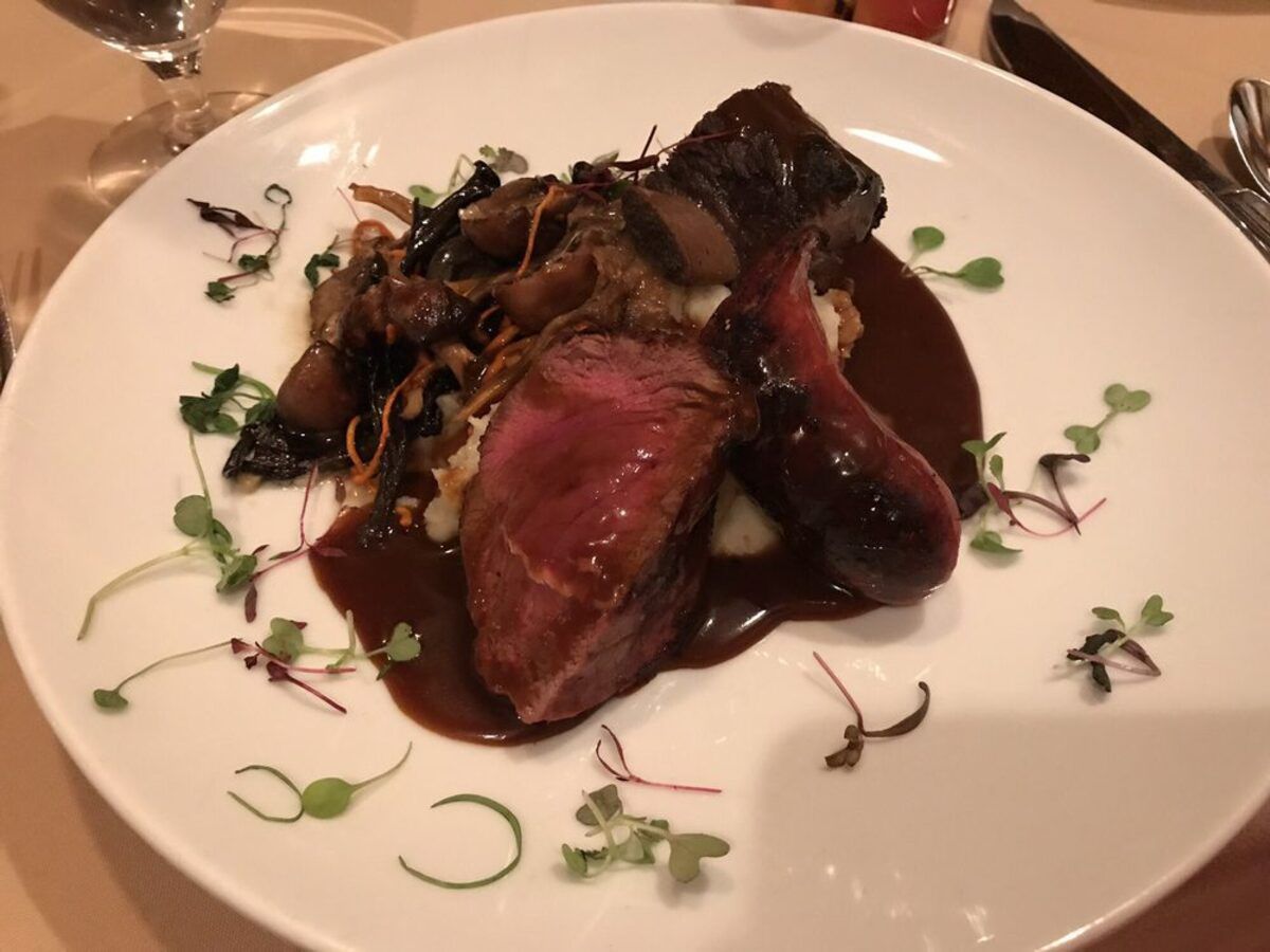 meat entree at Ranchers Club of New Mexico, Albuquerque, New Mexico