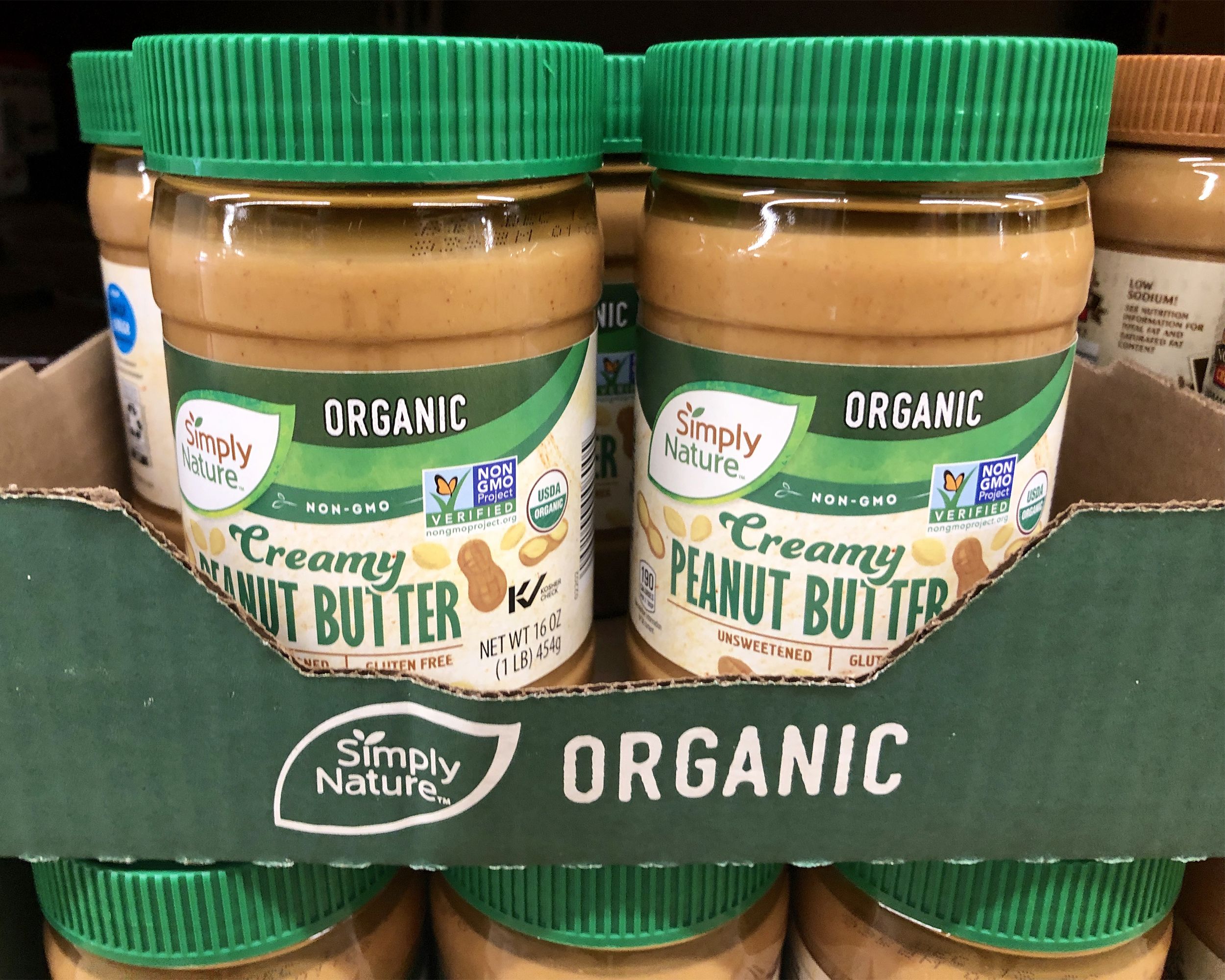 Simply Nature Organic Creamy Peanut Butter