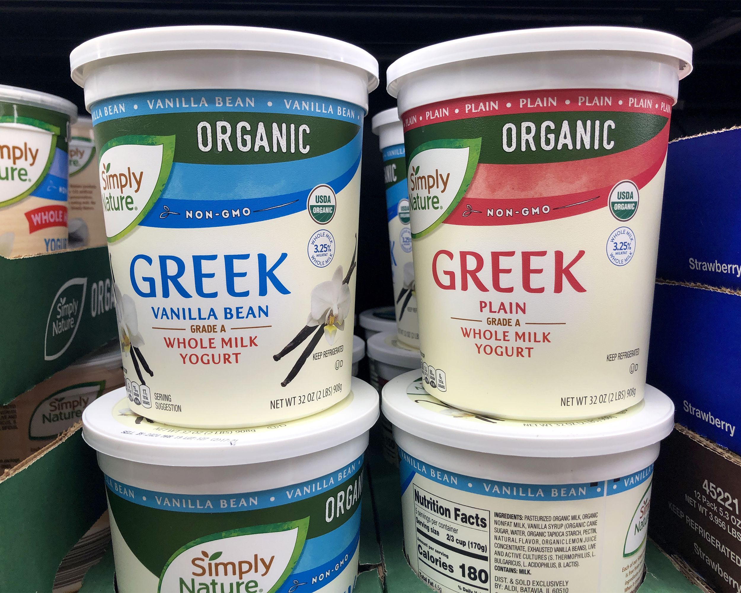 Simply Nature Organic Whole Milk Greek Yogurt
