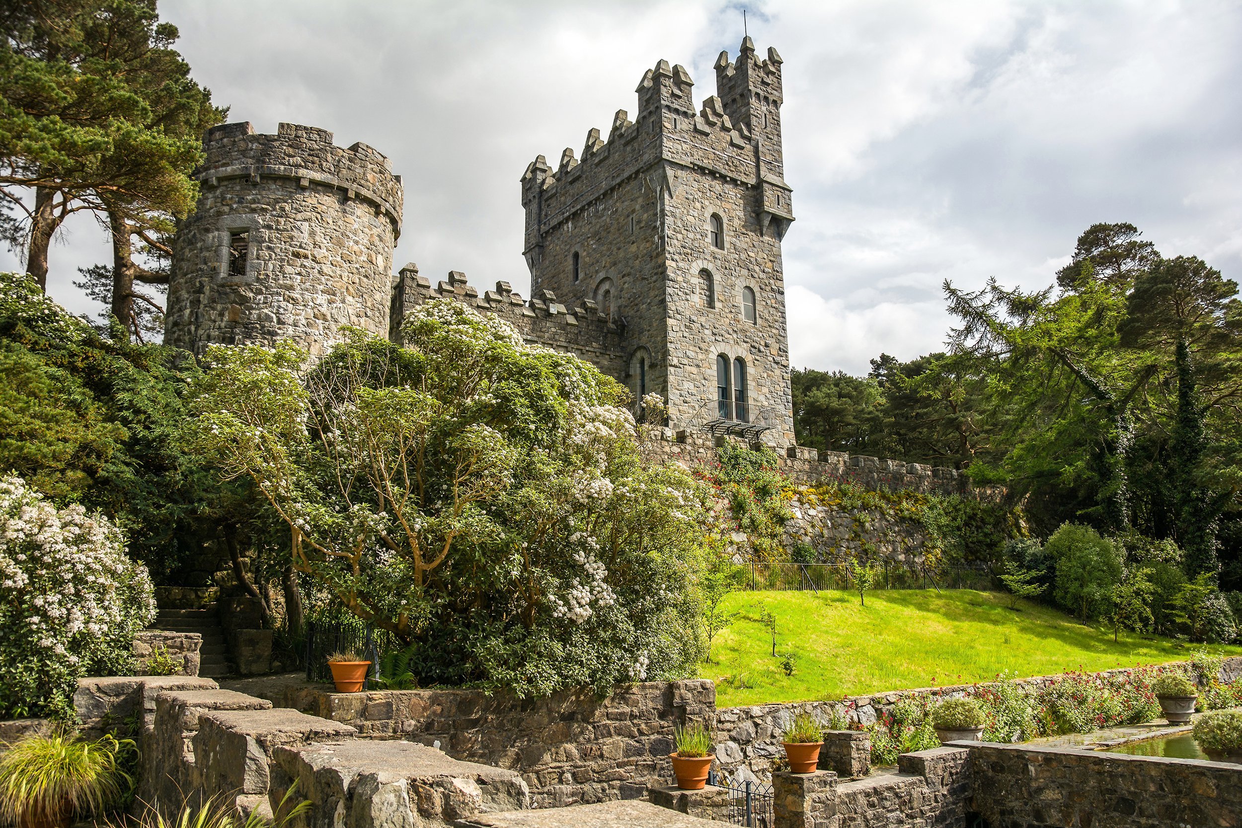 Glenveagh Gardens in Donegal, Ireland