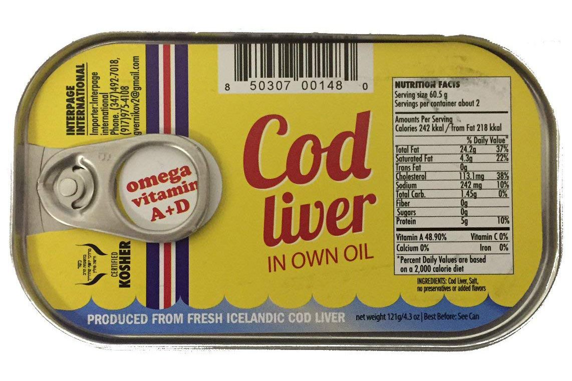 Cod Liver In Own Oil